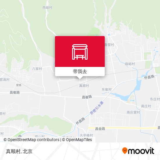 真顺村地图