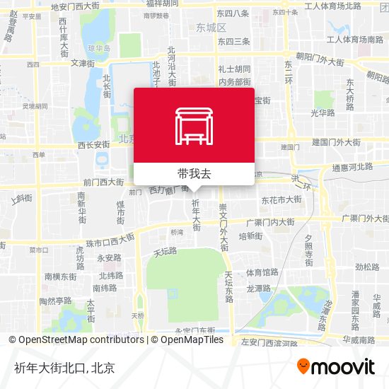 祈年大街北口地图