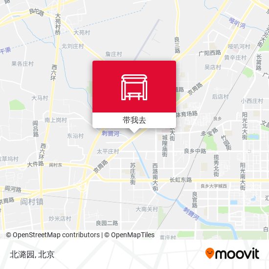 北潞园地图