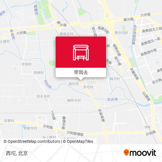 西坨地图