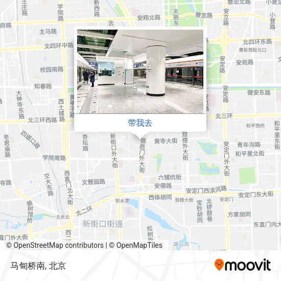 马甸桥南地图
