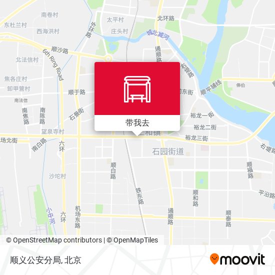 顺义公安分局地图