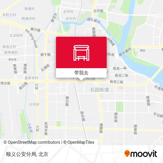 顺义公安分局地图