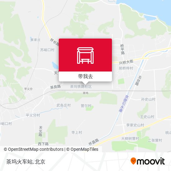 茶坞火车站地图