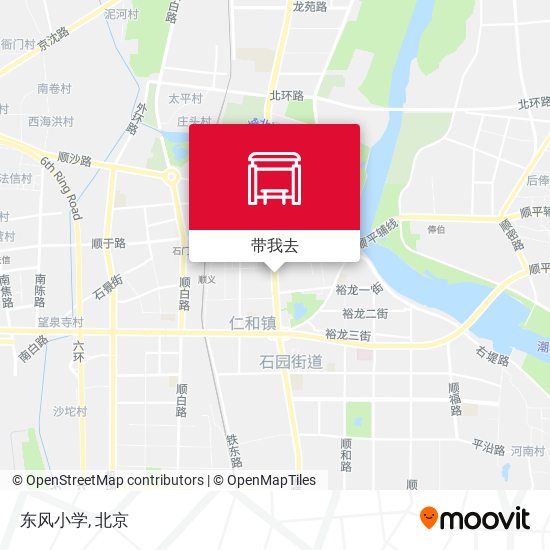 东风小学地图