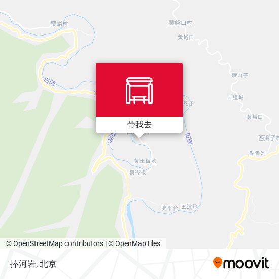 捧河岩地图