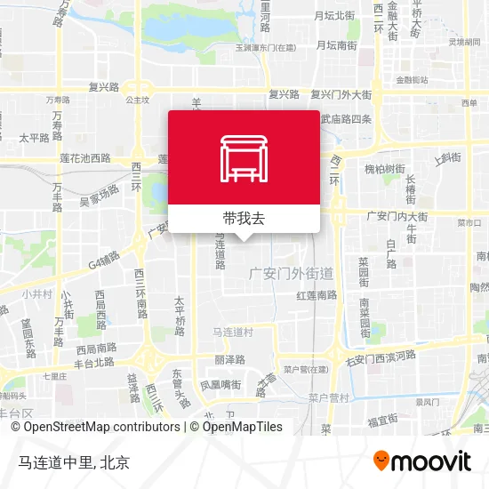 马连道中里地图