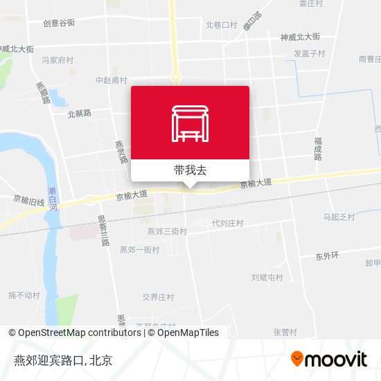 燕郊迎宾路口地图