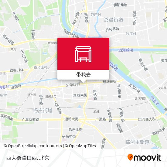西大街路口西地图