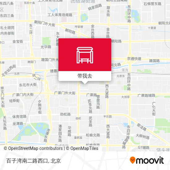 百子湾南二路西口地图