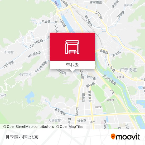月季园小区地图