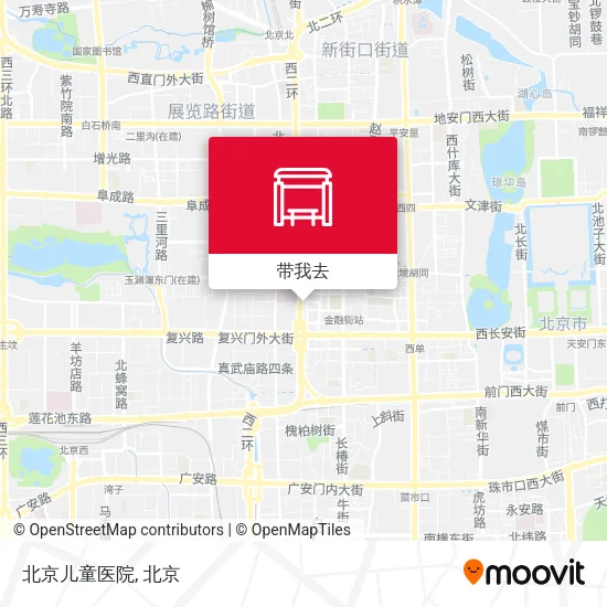 北京儿童医院地图