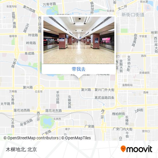 木樨地北地图