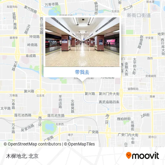 木樨地北地图