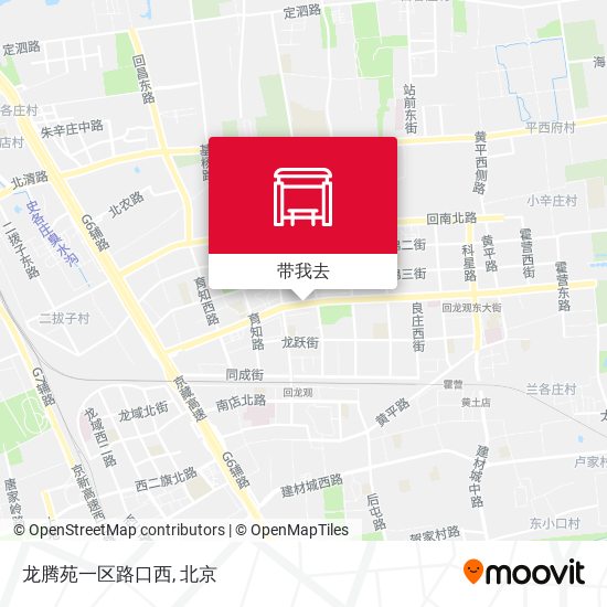 龙腾苑一区路口西地图