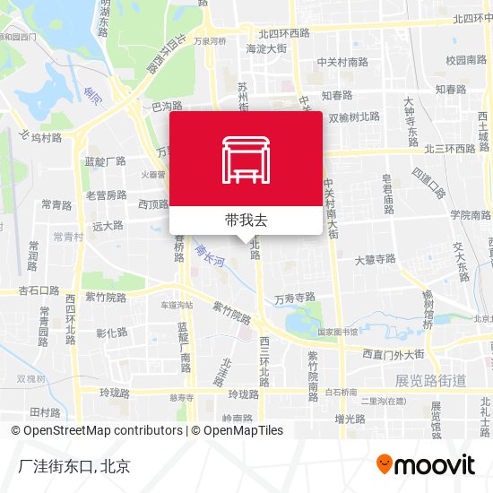 厂洼街东口地图