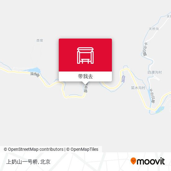 上奶山一号桥地图