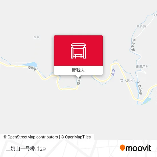 上奶山一号桥地图