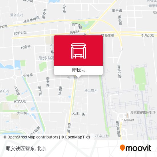 顺义铁匠营东地图