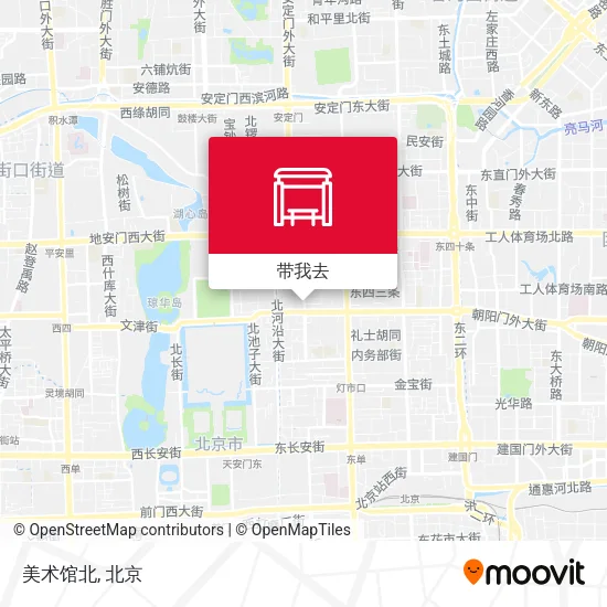 美术馆北地图