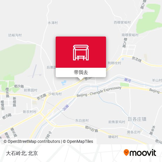 大石岭北地图