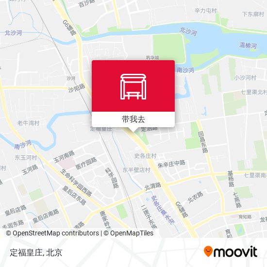 定福皇庄地图