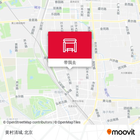 黄村清城地图
