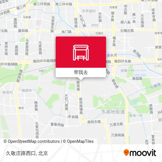 久敬庄路西口地图