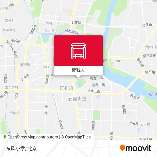 东风小学地图