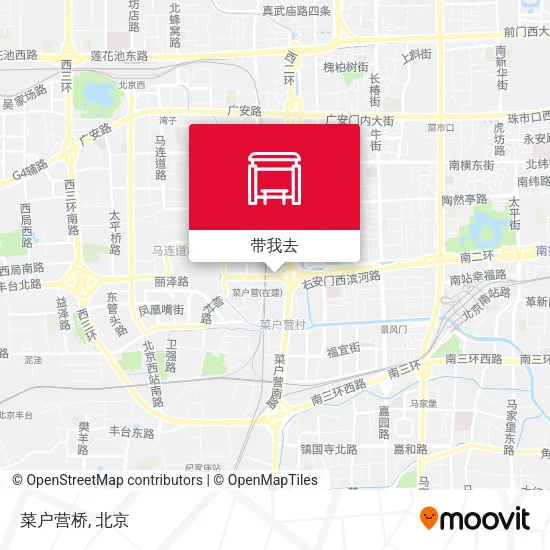 菜户营桥地图