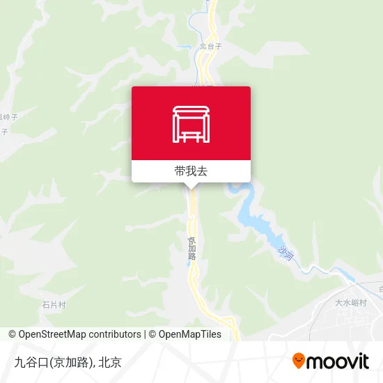 九谷口(京加路)地图