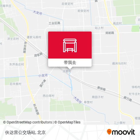 伙达营公交场站地图