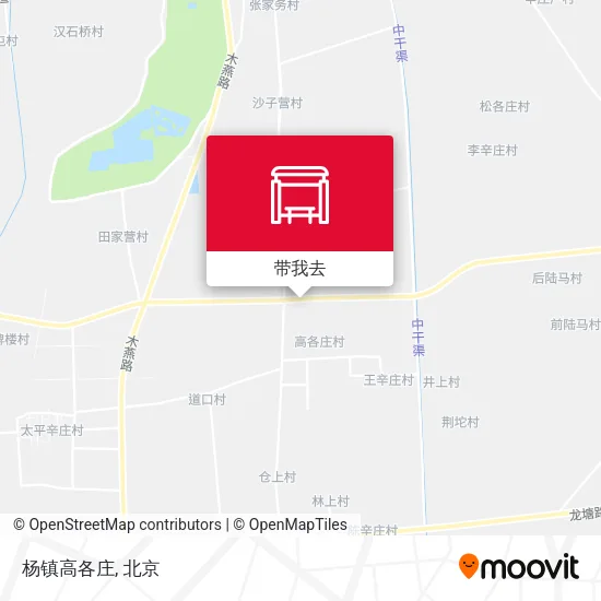 杨镇高各庄地图