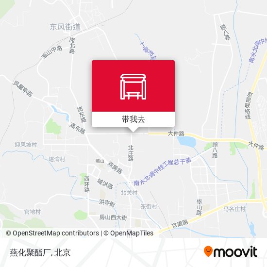 燕化聚酯厂地图