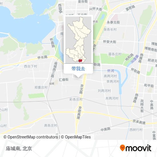 庙城南地图