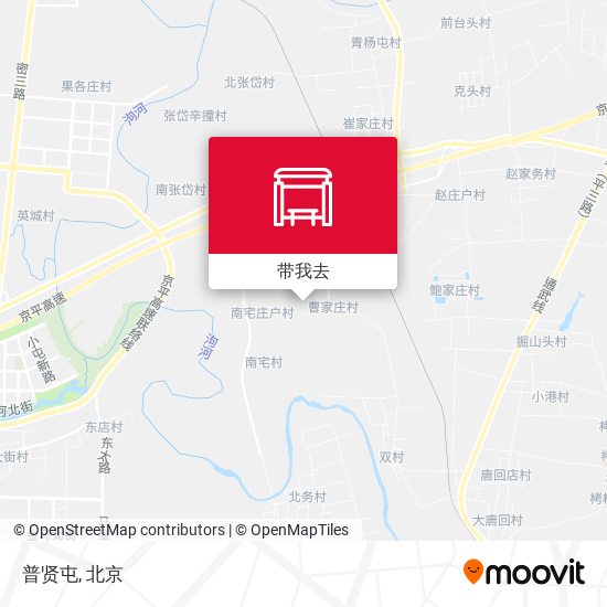 普贤屯地图