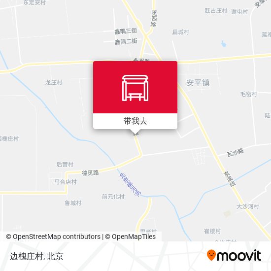 边槐庄村地图
