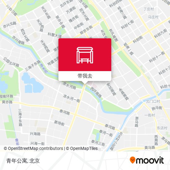 青年公寓地图