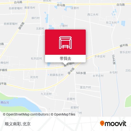 顺义南彩地图