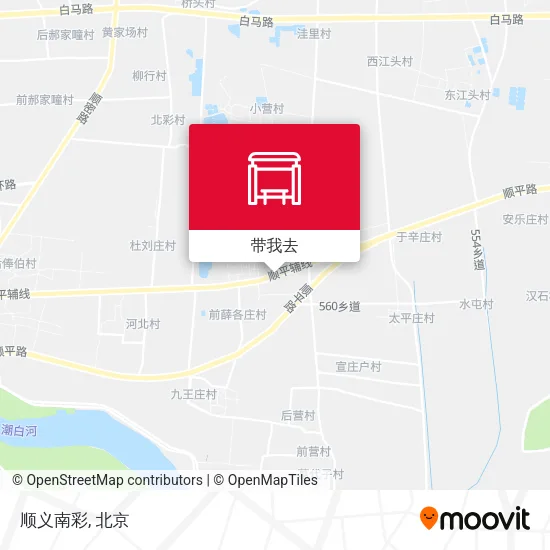 顺义南彩地图