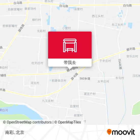 南彩地图