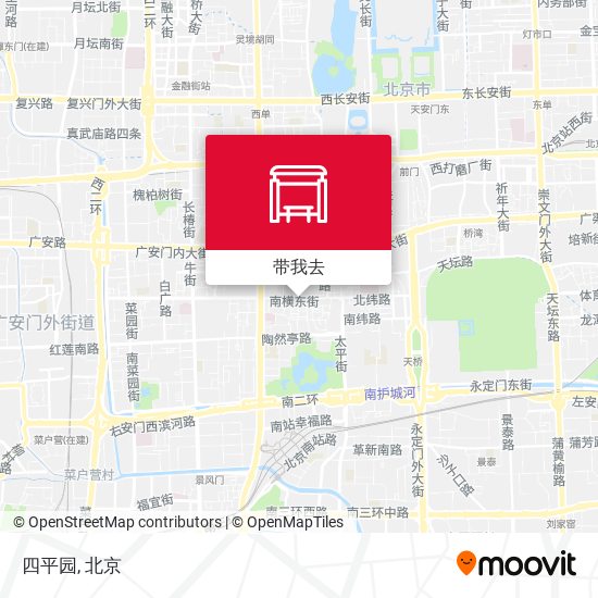 四平园地图