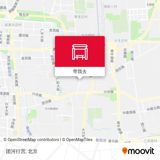 团河行宫地图
