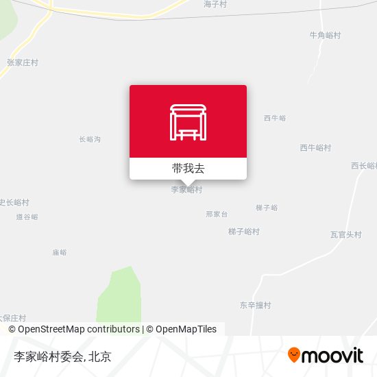 李家峪村委会地图