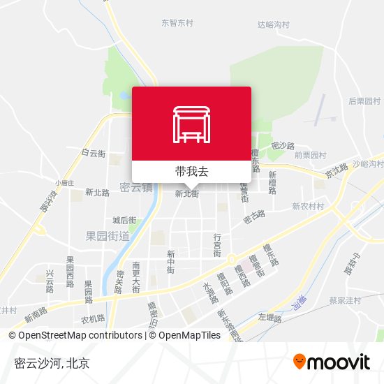 密云沙河地图
