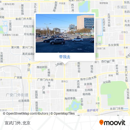宣武门外地图