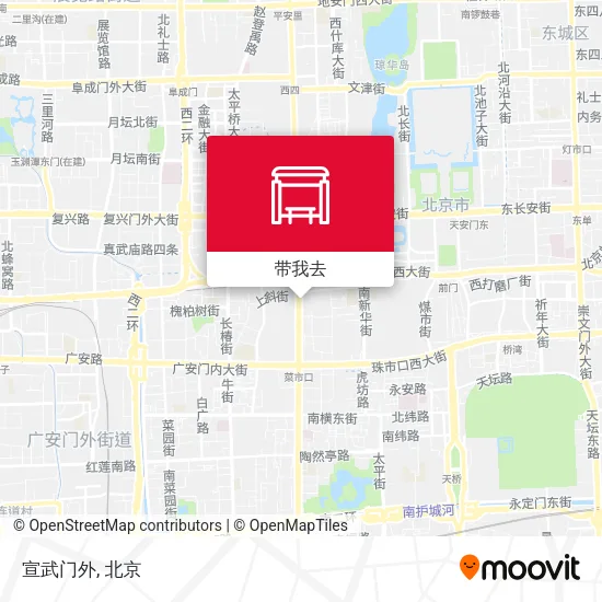 宣武门外地图