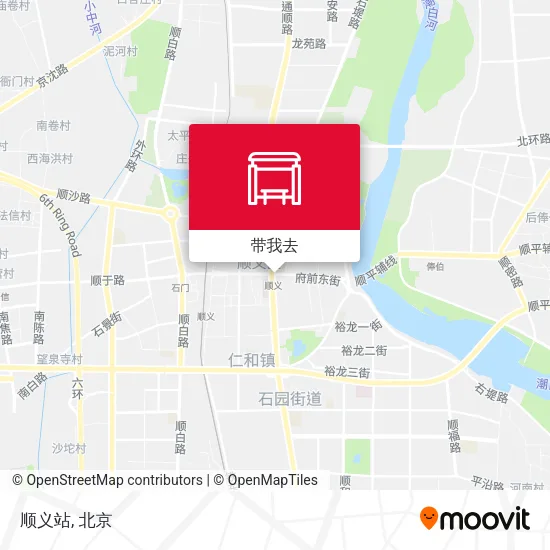 顺义站地图