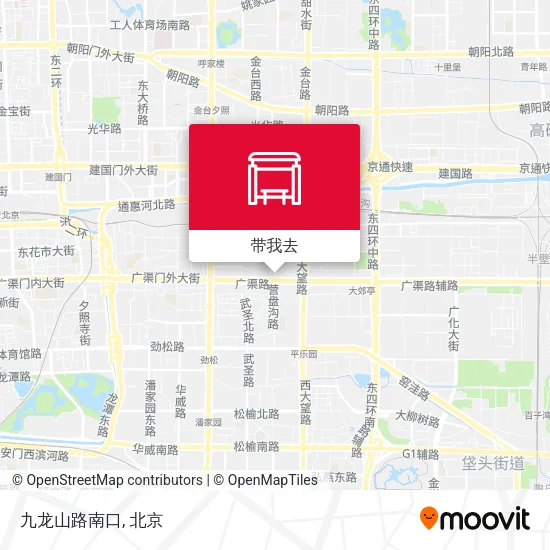 九龙山路南口地图