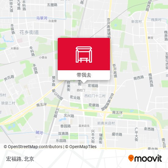 宏福路地图